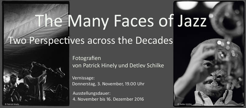 Fotogalerie Friedrichshain: The Many Faces of Jazz - Fotografien von Patrick Hinely und Detlev Schilke
