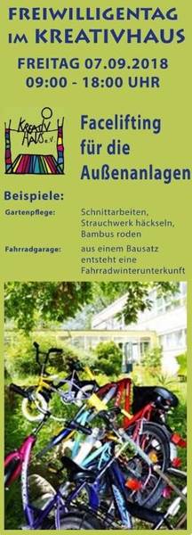 Berlinder Freiwillegentag im KREATIVHAUS