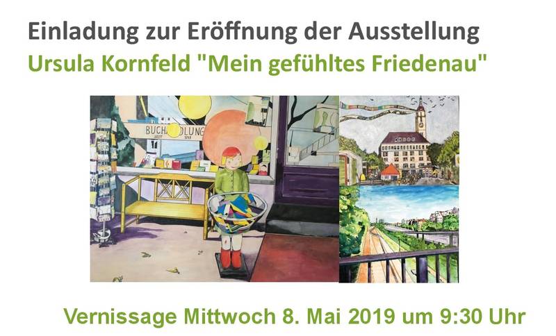 Vernissage "Mein gefühltes Friedenau" von Ursula Kornfeld