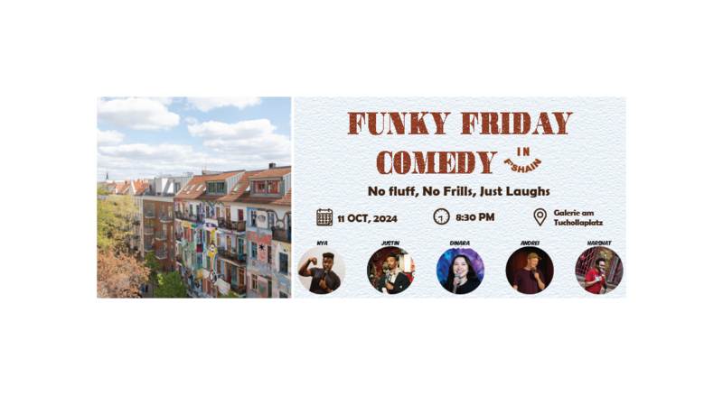 Funky Friday Comedy | English Stand-up Comedy in F'shain