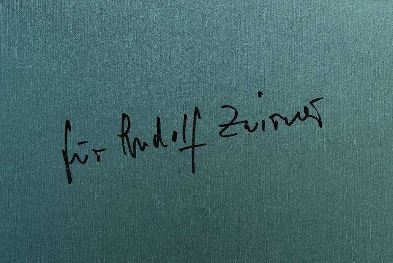 Leben in Bildern. Ein Portrait des Sehens für Rudolf Zwirner