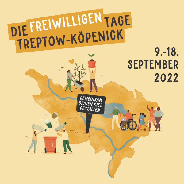 Freiwilligentage Treptow-Köpenick - 10 Tage um etwas Gutes in deinem Kiez zu tun