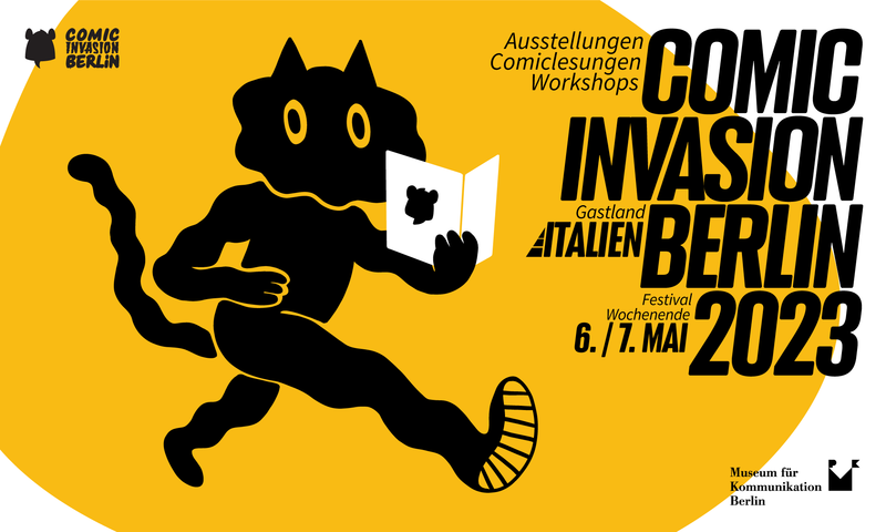 ComicInvasion am 6. und 7. Mai 2023  - Die Welt der Comics im Lichthof des Museums für Kommunikation
