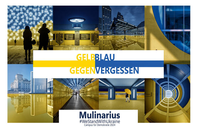 Fotoausstellung von Matthias „Mulinarius“ Müller Gelb & Blau gegen Vergessen (täglich)