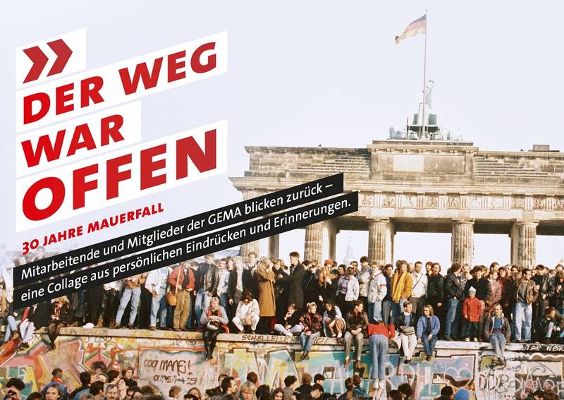 Musik & Mauerfall: „Der Weg war offen“ – eine Ausstellung der GEMA