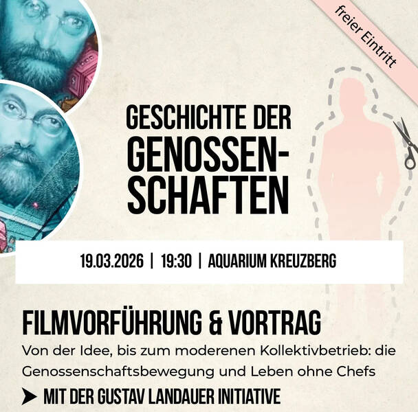 „Ohne Chefs“ Film & Vortrag: Anfänge der Genossenschaftsbewegung