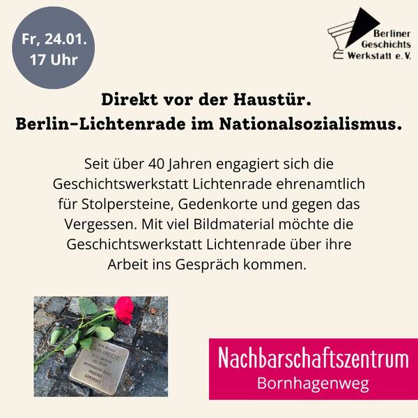 Direkt vor der Haustür: Berlin-Lichtenrade im Nationalsozialismus