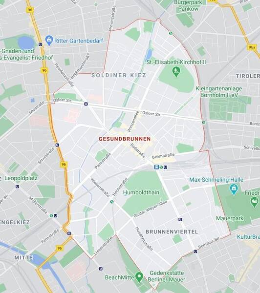 Im Ortsteil Gesundbrunnen und drumherum – oder Veränderungen begehen.