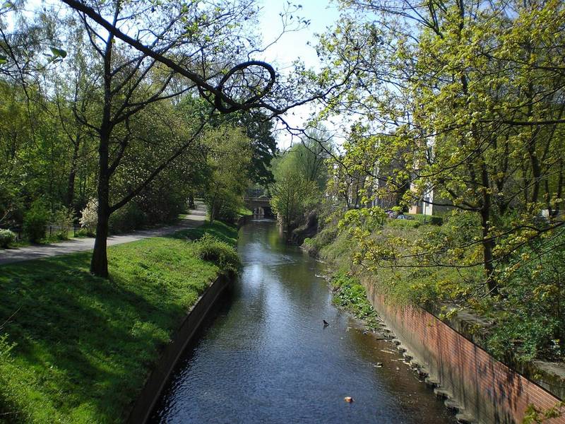 Spaziergang längs der Panke