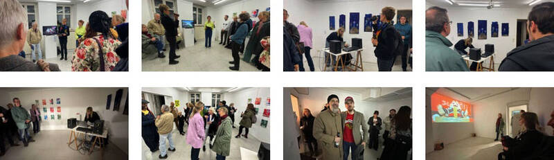 KünstlerInnengespräch in der Ausstellung "Augenwischer - Organisiertes Verdrängen der Klimakrise"