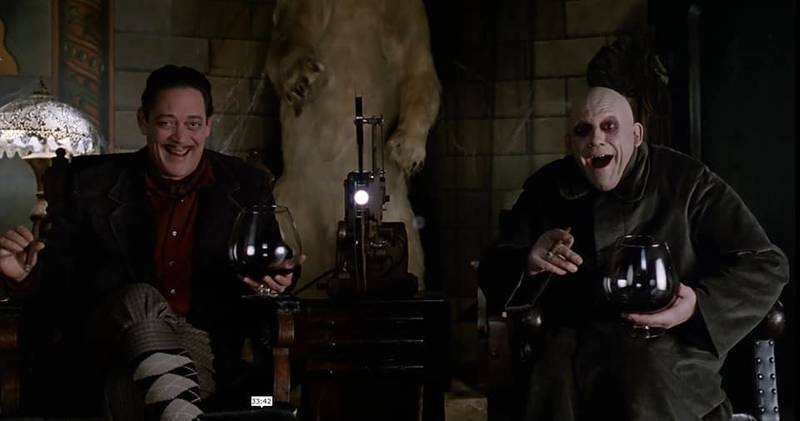Adams Family Film mit dem jungen Gomez live