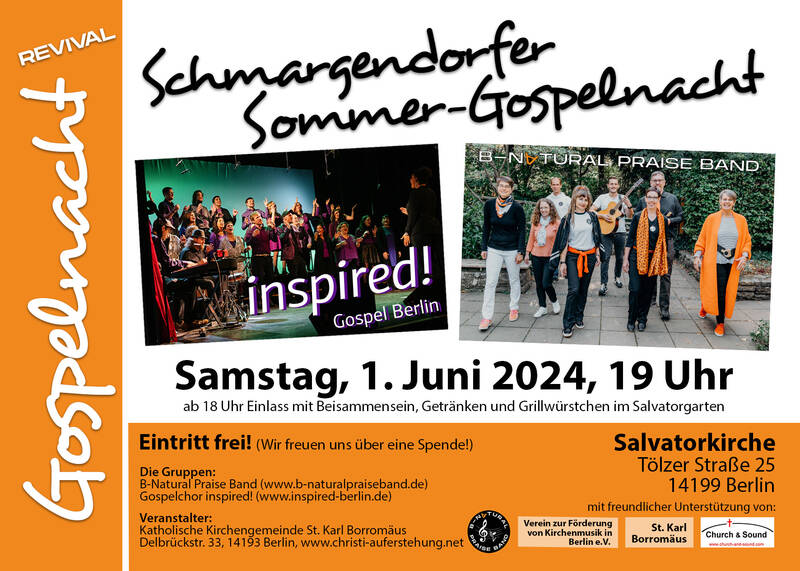 Schmargendorfer Sommer-Gospelnacht 2024