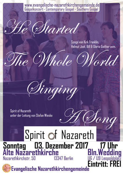 Gospelkonzert "He Started The Whole World Singing"