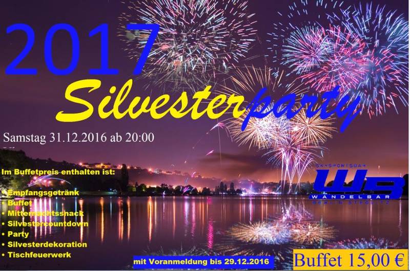 Die Silvesterparty des Jahres in der WandelBar
