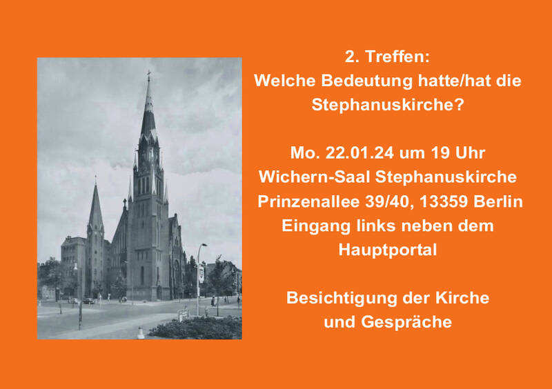 Besichtigung Stephanuskiche Wedding