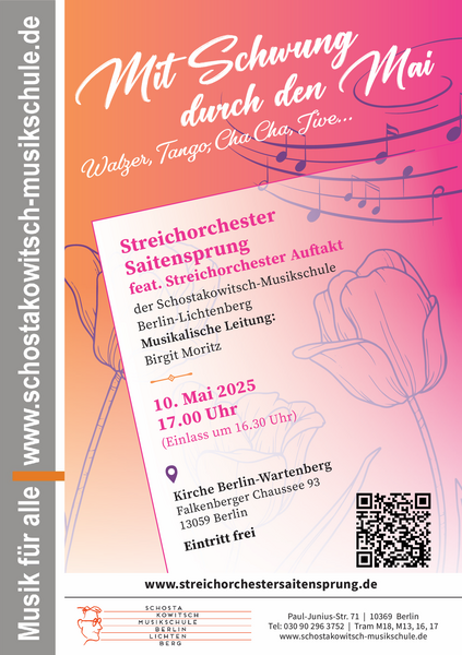 Frühlingskonzert Streichorchester Saitensprung 
