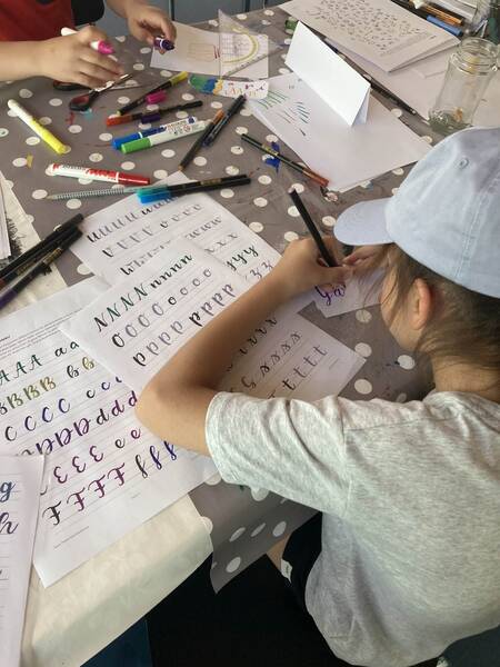 Handlettering für Kinder | Mitmachen