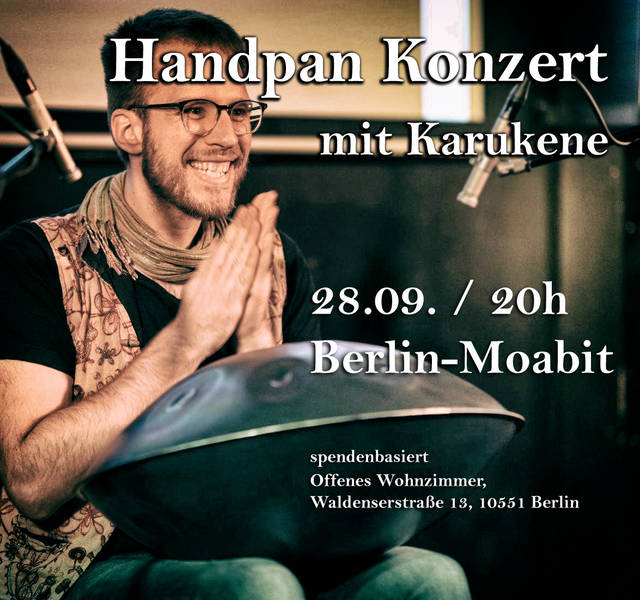 Handpan Konzert mit Karukene 