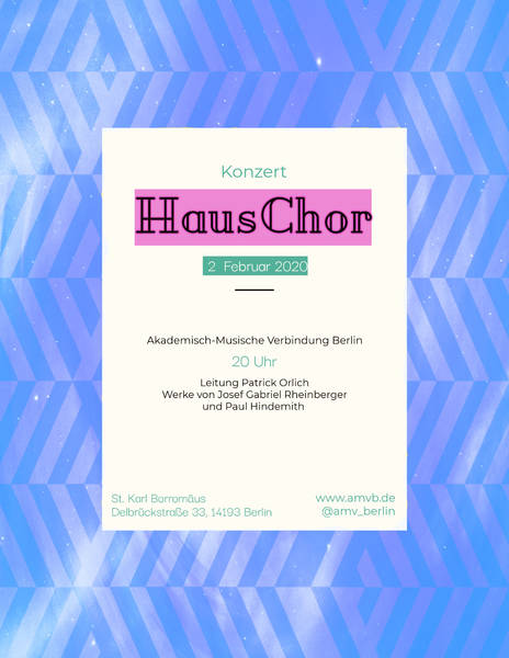 HausChor Konzert!