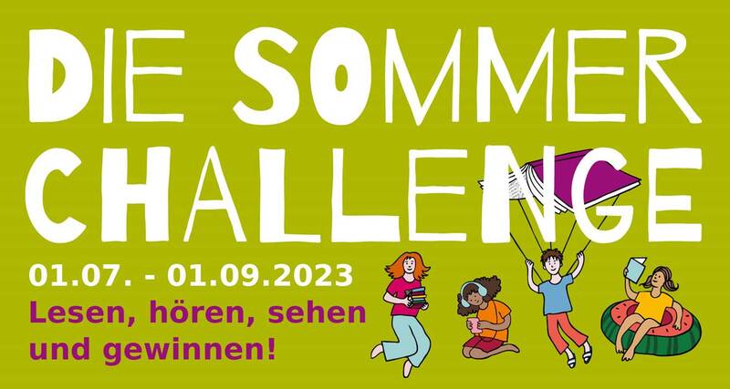 Sommer Challenge - Lesen, hören, sehen, Stempel sammeln und gewinnen!