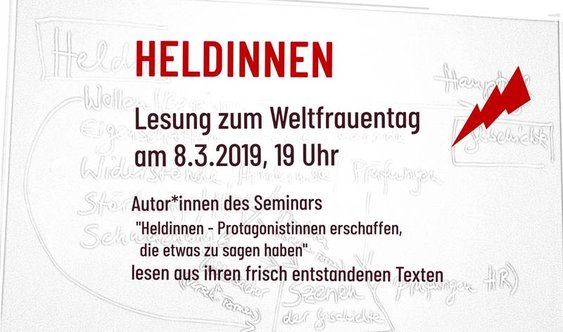 Heldinnen - Lesung am Internationalen Frauentag
