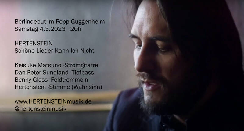 BerlinDebüt Hertenstein:  Schöne Lieder kann ich nicht 