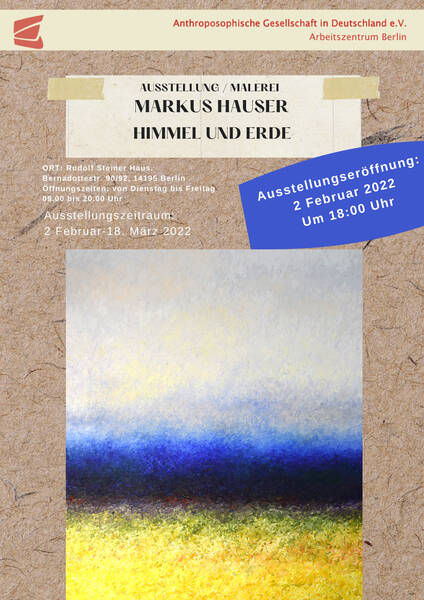 Ausstellung "Himmel und Erde": Malerei von Markus Hauser (Di - Fr)