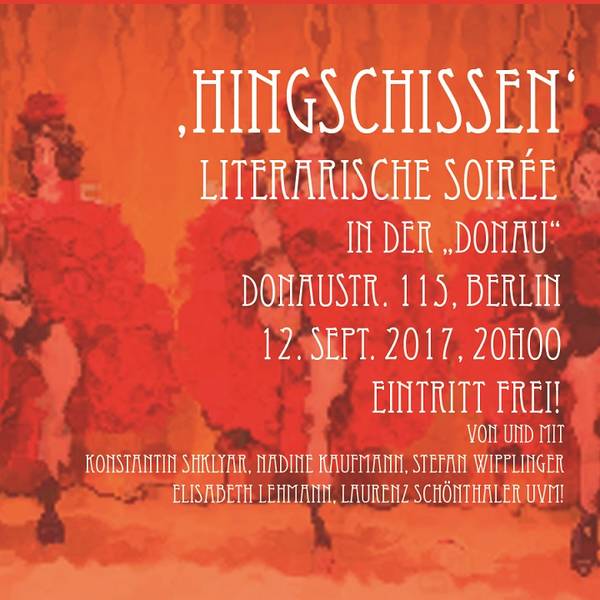 LITERARISCHE SOIRÉE IN DER DONAU115