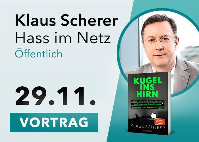 Medien-Talk mit Klaus Scherer: Hass im Netz