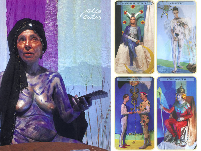 Die Aktgalerie / "Körpermalerei Alia Cutis und Hommage an das Tarot" von Helmut Baumann und Wolfgang Hingst