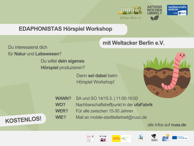Edaphonistas – Hörspiel-Workshop mit Weltacker e.V.
