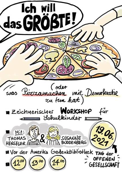 Workshop „Ich will das Größte“ | Tag der offenen Gesellschaft (6-12 Jahre)