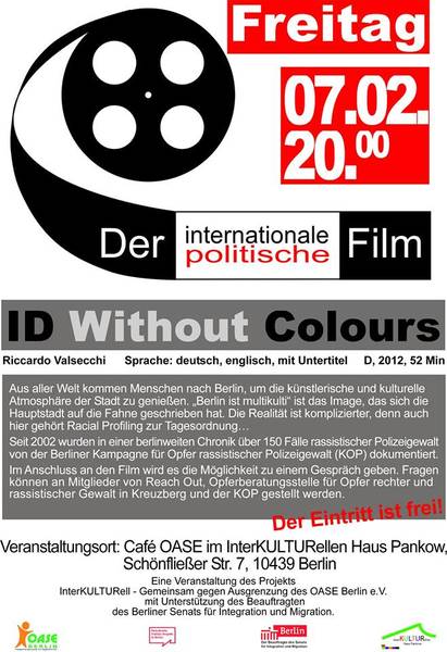 Der politische Film: ID Without Colours