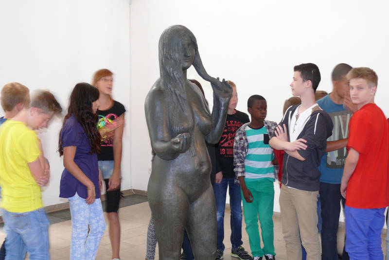 Skulptur sucht Schule in der Landesvertretung Bremen
