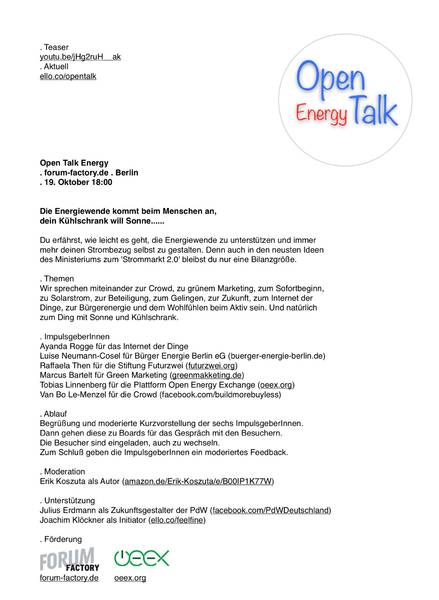 Open Talk Energy