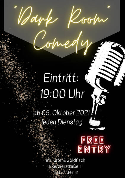 ***Dark Room Comedy*** im Wedding/Pankstraße-Osloer Straße