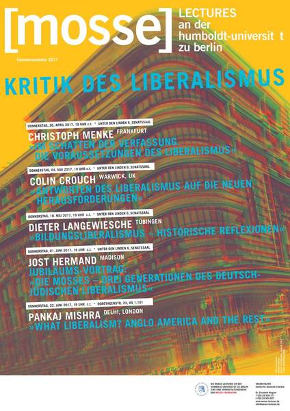 Mosse-Lecture mit Jost Hermand