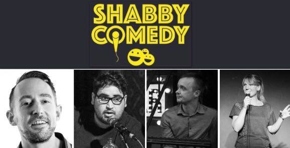 SHABBY: 3 der besten Comedians in Prenzlberg. Kinan Al, Dorothee Fesel, Alex Upatov, Ben MacLean