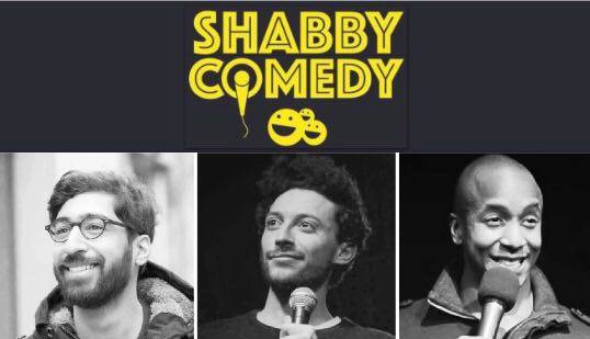 SHABBY: 3 der besten Comedians in Prenzlberg. Daniel Wolfson, Kawus Kalantar, Rachman Blake