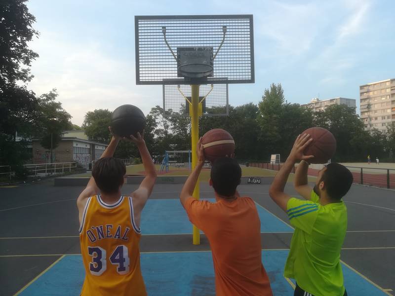 Stark im Park -->Streetball/Basketball