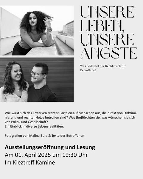 Fotoausstellung gegen rechts