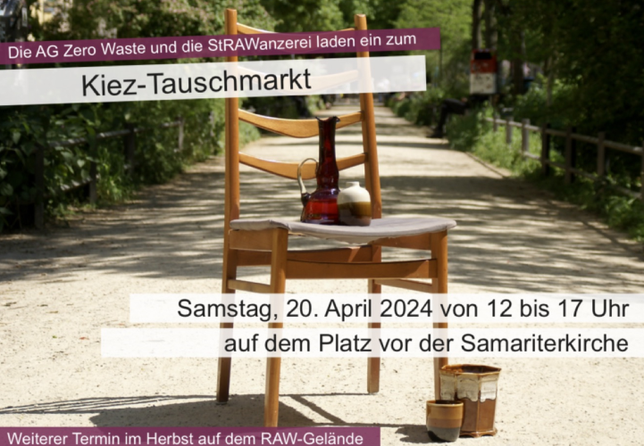 Tauschmarkt vor der Samariterkirche