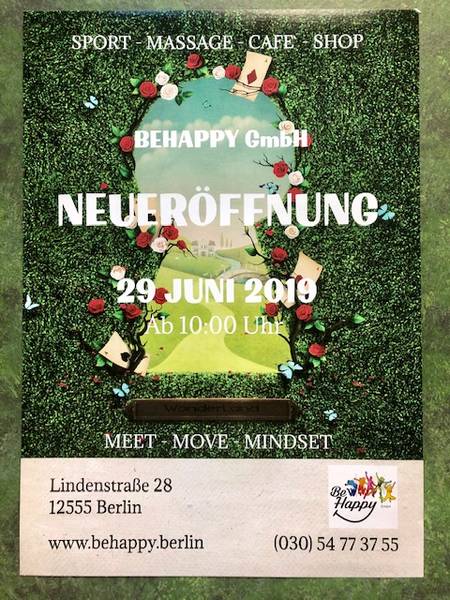 Neueröffnung eines außergewöhlichen Glücks Cafe`