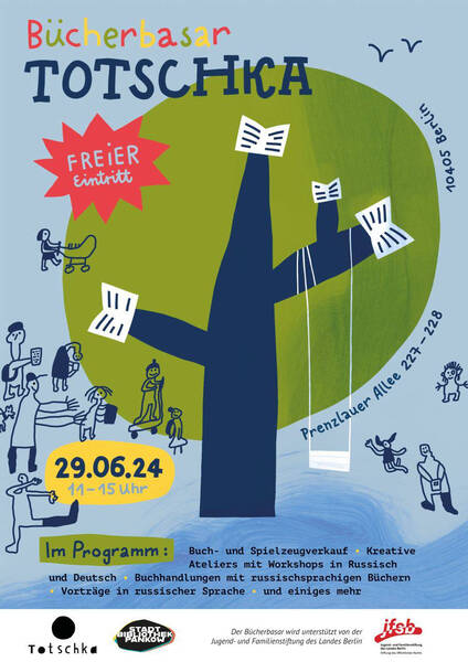 Büchermarkt 'Totschka' — ein Fest für alle!