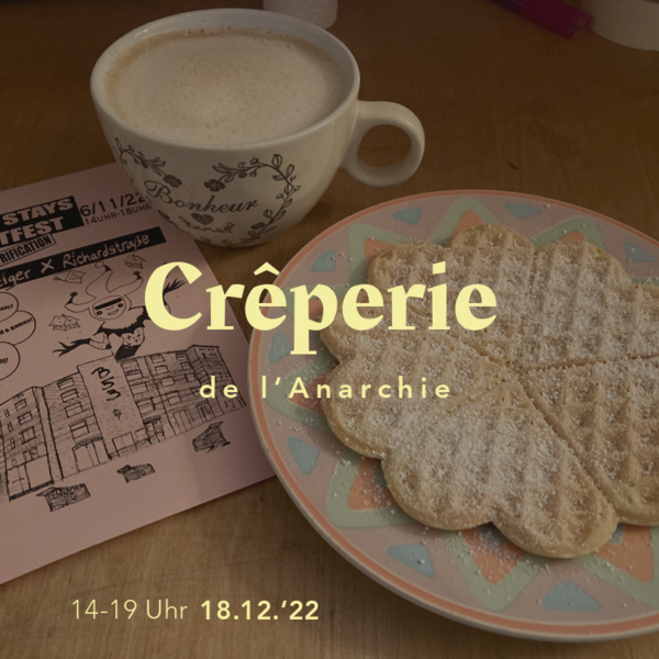 Crêpes, Waffeln, Café, Solidarität