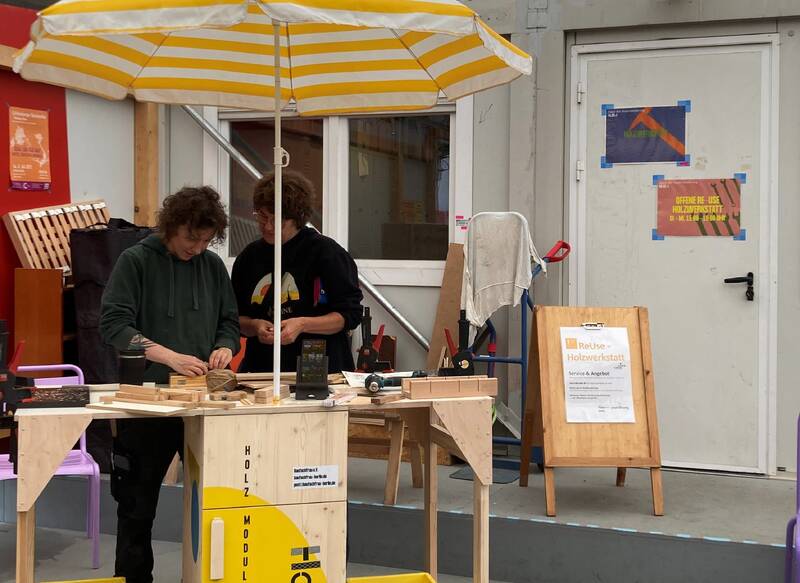 HdM Mobil - Mobile Makerspace Module von Baufachfrau Berlin e.V. 
