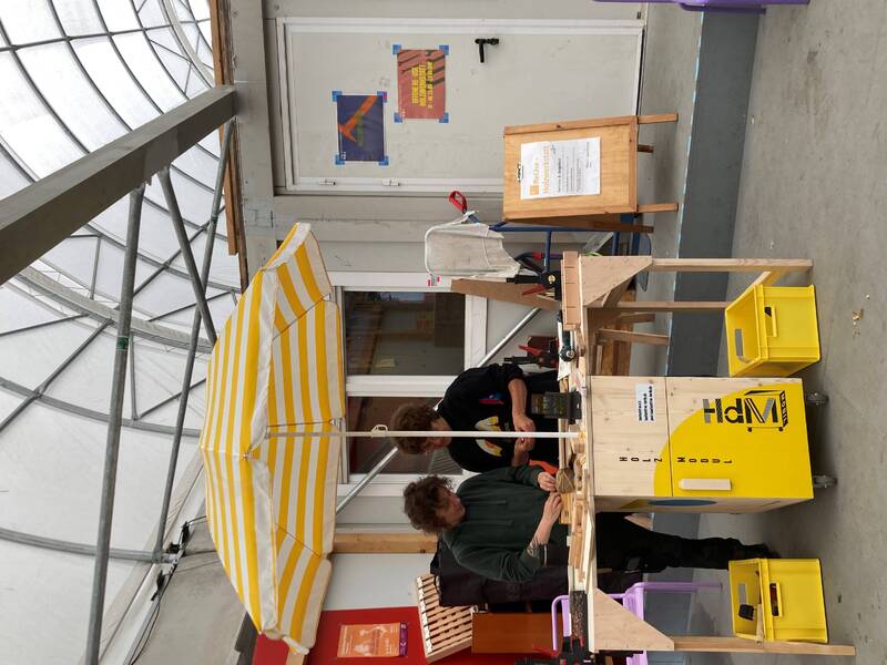 Mobile Makerspace Module für das Müllfest am Leo am 17.09.25
