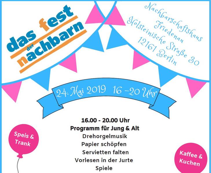 Fest der Nachbarn in Friedenau