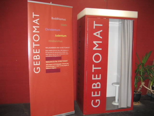 GEBET-O-MAT in der Markthalle