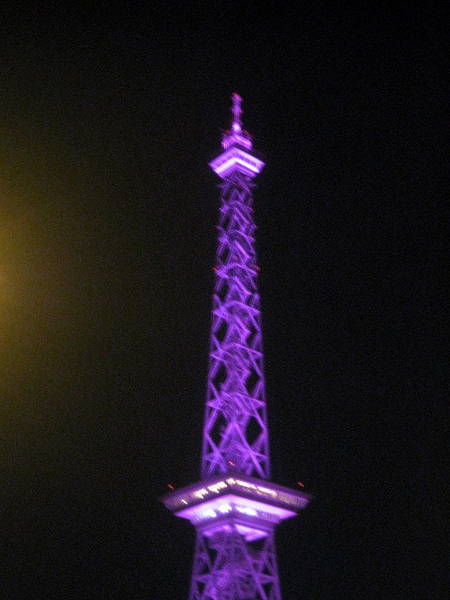 Weltmädchentag: Funkturm leuchtet Pink 